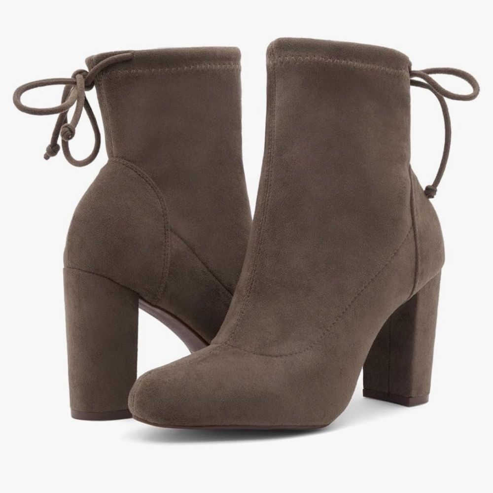 Women’s Chunky High Heel Ankle Booties